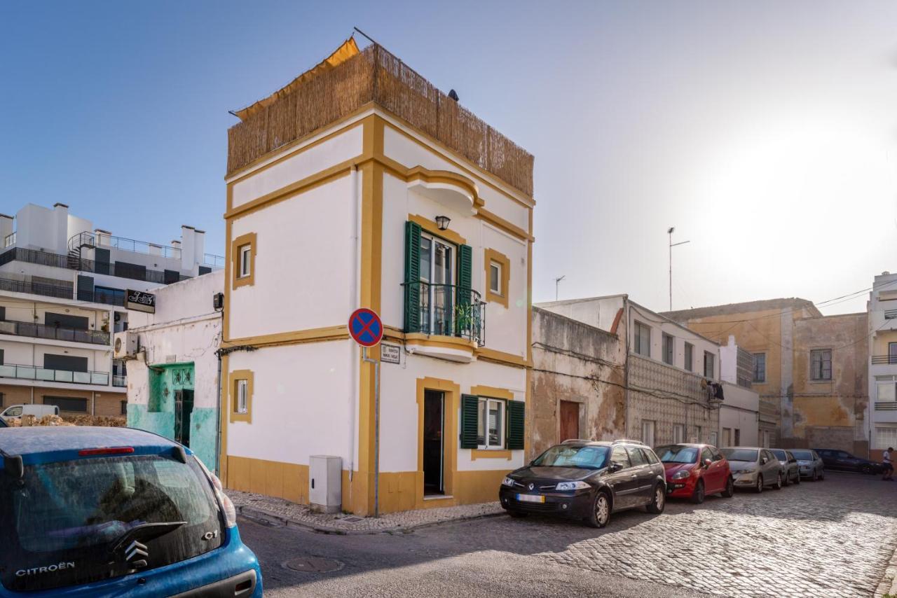 Arty Vintage Townhouse With Rooftop Shower & Sun Loungers Olhão Exteriér fotografie
