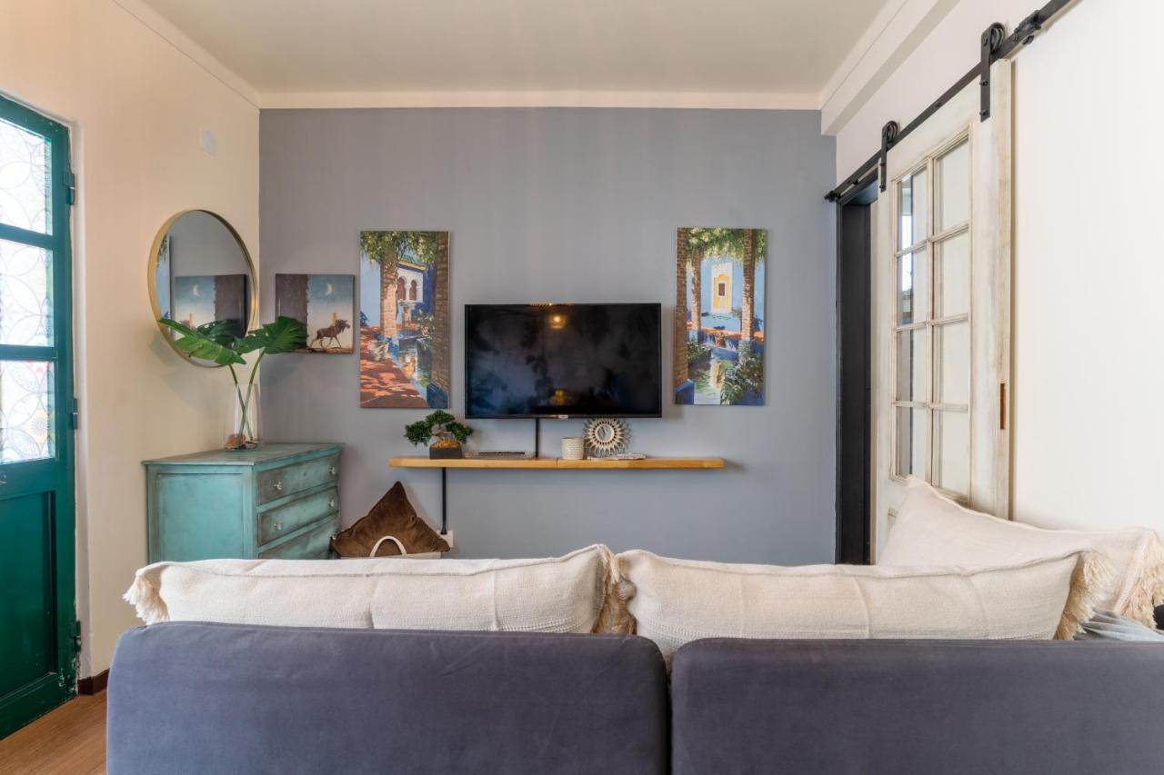 Arty Vintage Townhouse With Rooftop Shower & Sun Loungers Olhão Exteriér fotografie