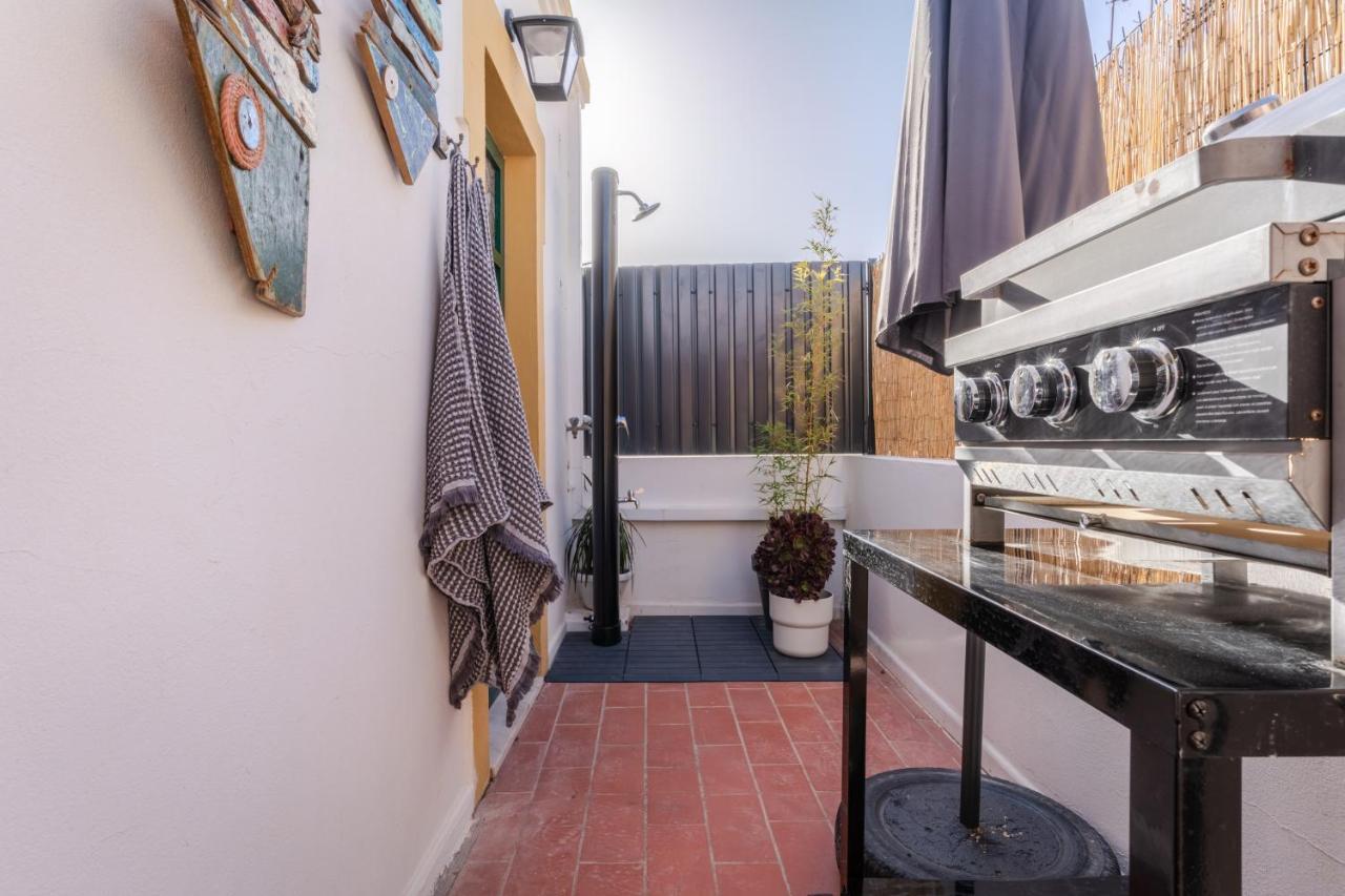 Arty Vintage Townhouse With Rooftop Shower & Sun Loungers Olhão Exteriér fotografie