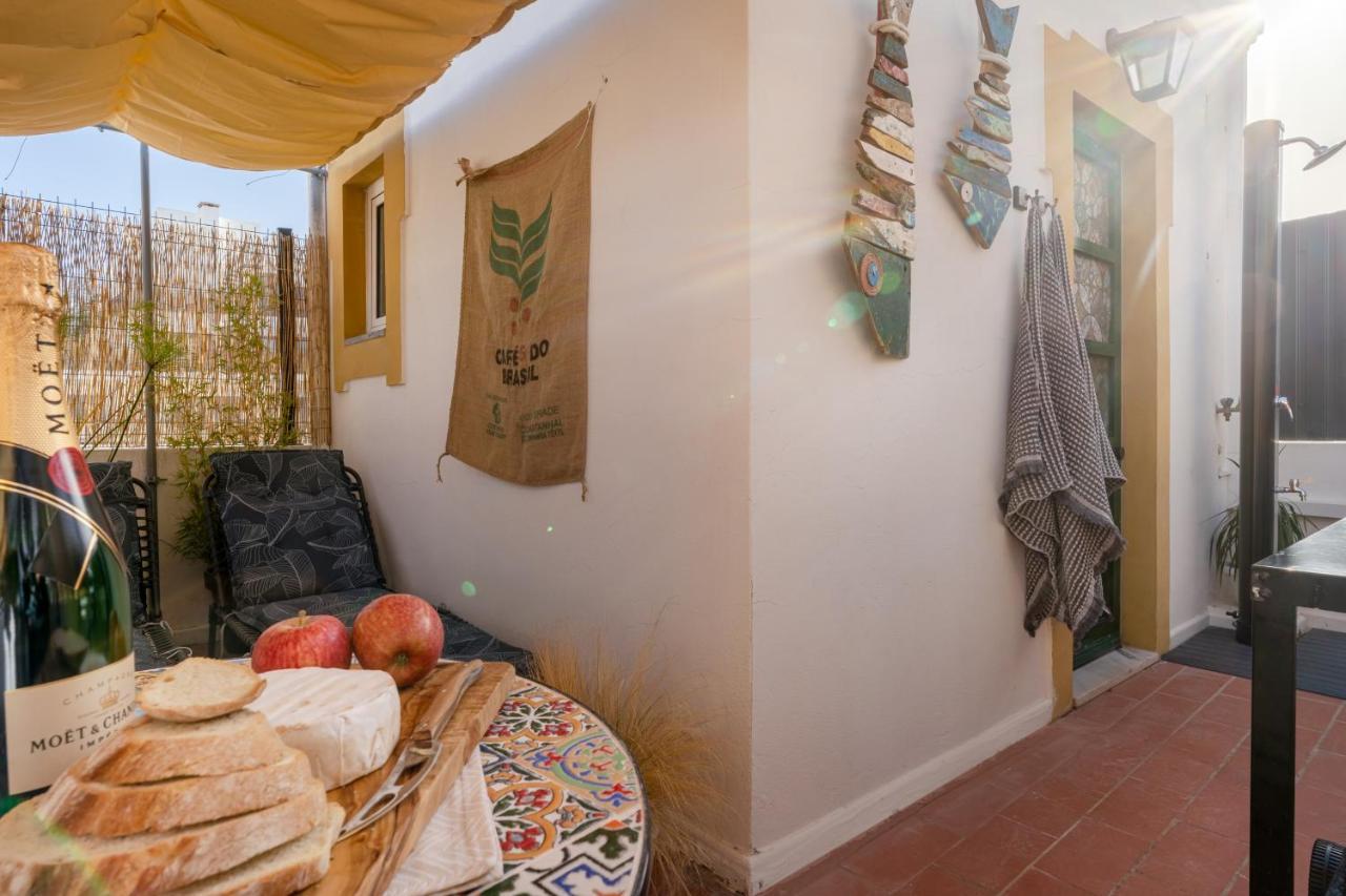 Arty Vintage Townhouse With Rooftop Shower & Sun Loungers Olhão Exteriér fotografie